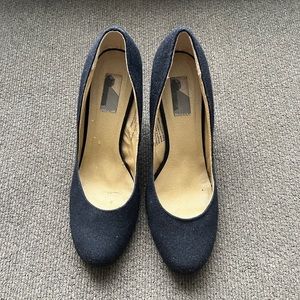 Vintage Style Black Heels